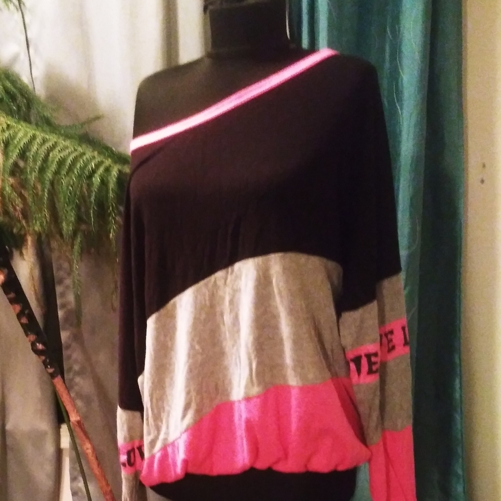 SOLD Off Shoulder Long Sleeved Shirt
